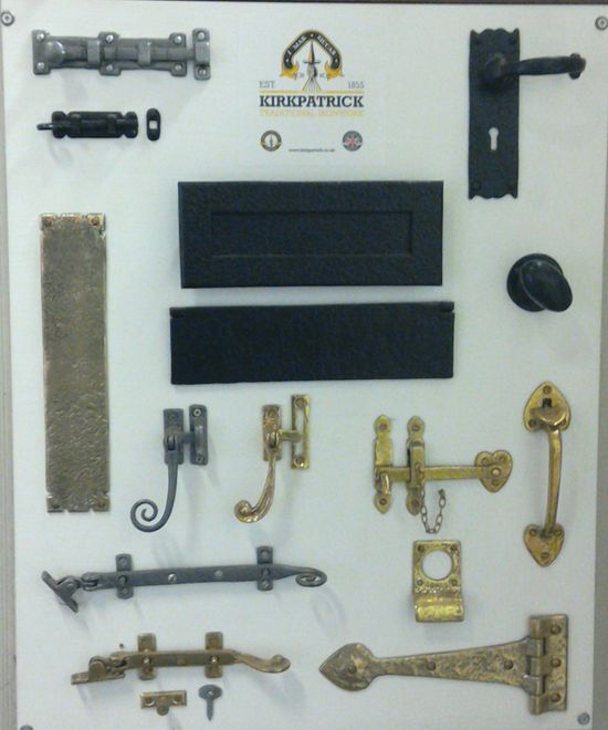 door lock being fit