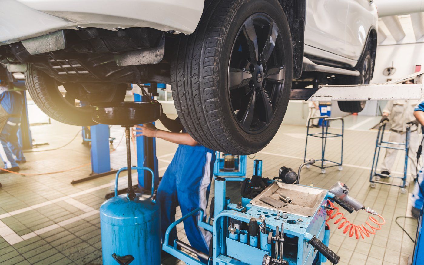 Auto Mechanic Working In Garage — Hackney Auto — Austin, TX