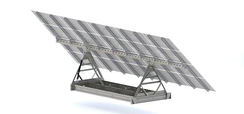 ballasted solar tracker