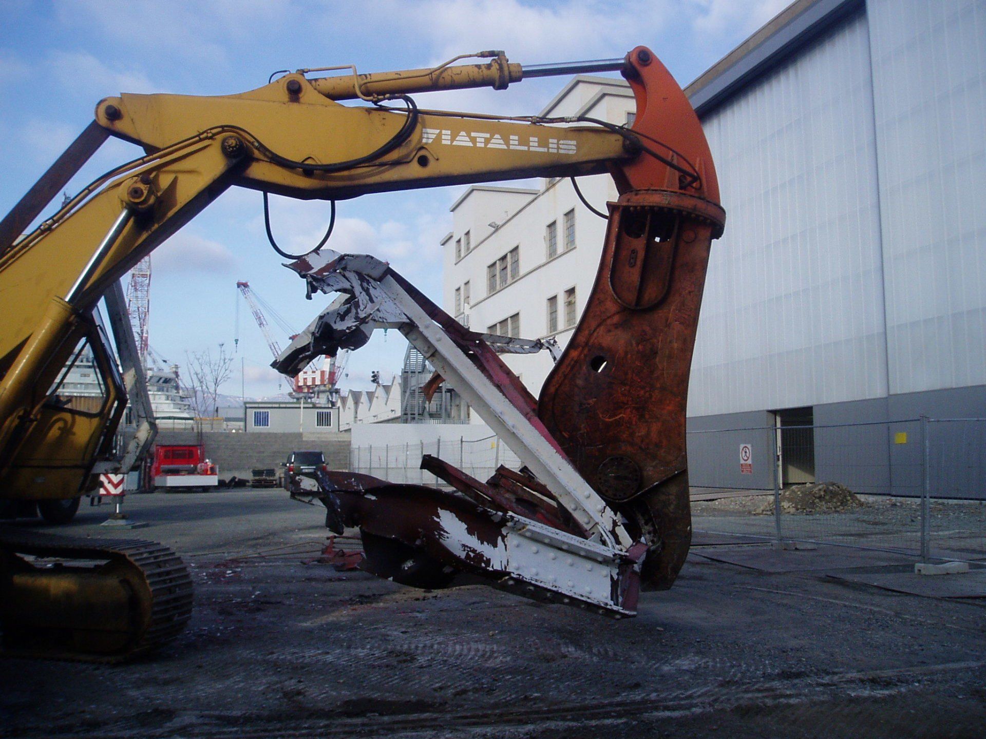 demolition vehicle