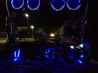 Unique Blue Lightning of Speakers — Modesto, CA — Car Audio Depot