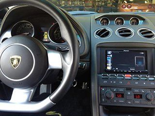 Car Interior With DVD Setup — Modesto, CA — Car Audio Depot
