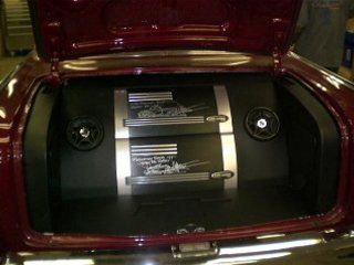 Big Speaker of Red Car — Modesto, CA — Car Audio Depot