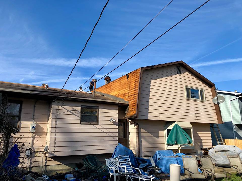 roof install in progress