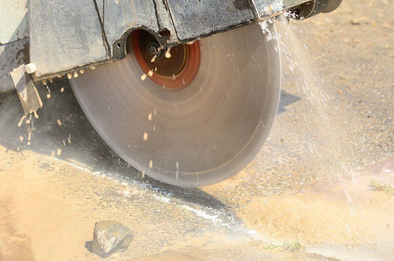 Floorsaw cutting