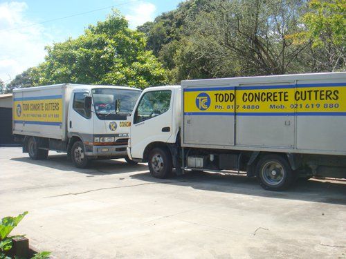 Vehicle used by Todd Concrete Construction