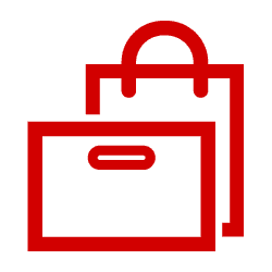 icon of shopping bag