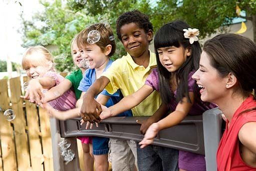 Children playing bubbles - Beginner's room in Mullica Hill, NJ Children playing bubbles - Beginner's room in Mullica Hill, NJ