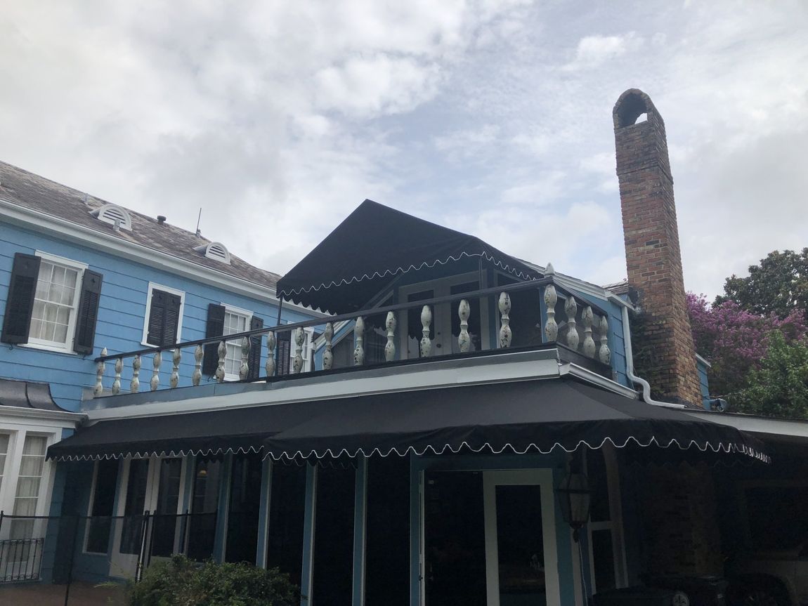 Gable — Black Gable Canopy in Chalmette, LA