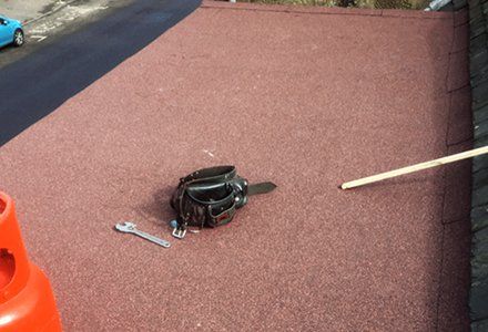 Flat roof re-boarding