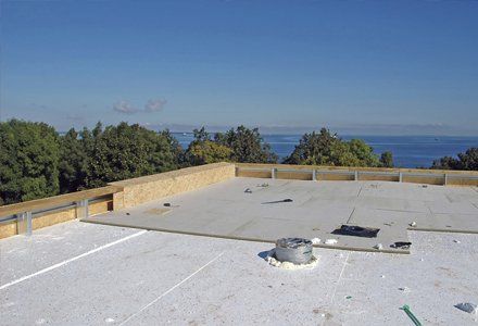 Flat roofing