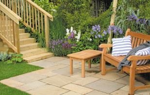 patio area with garden furniture