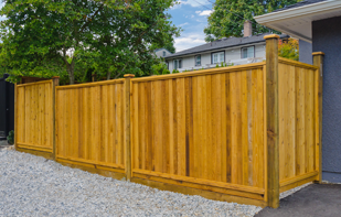 wooden fencing