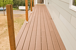 wooden decking