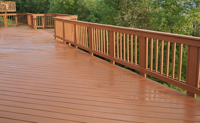wooden decking