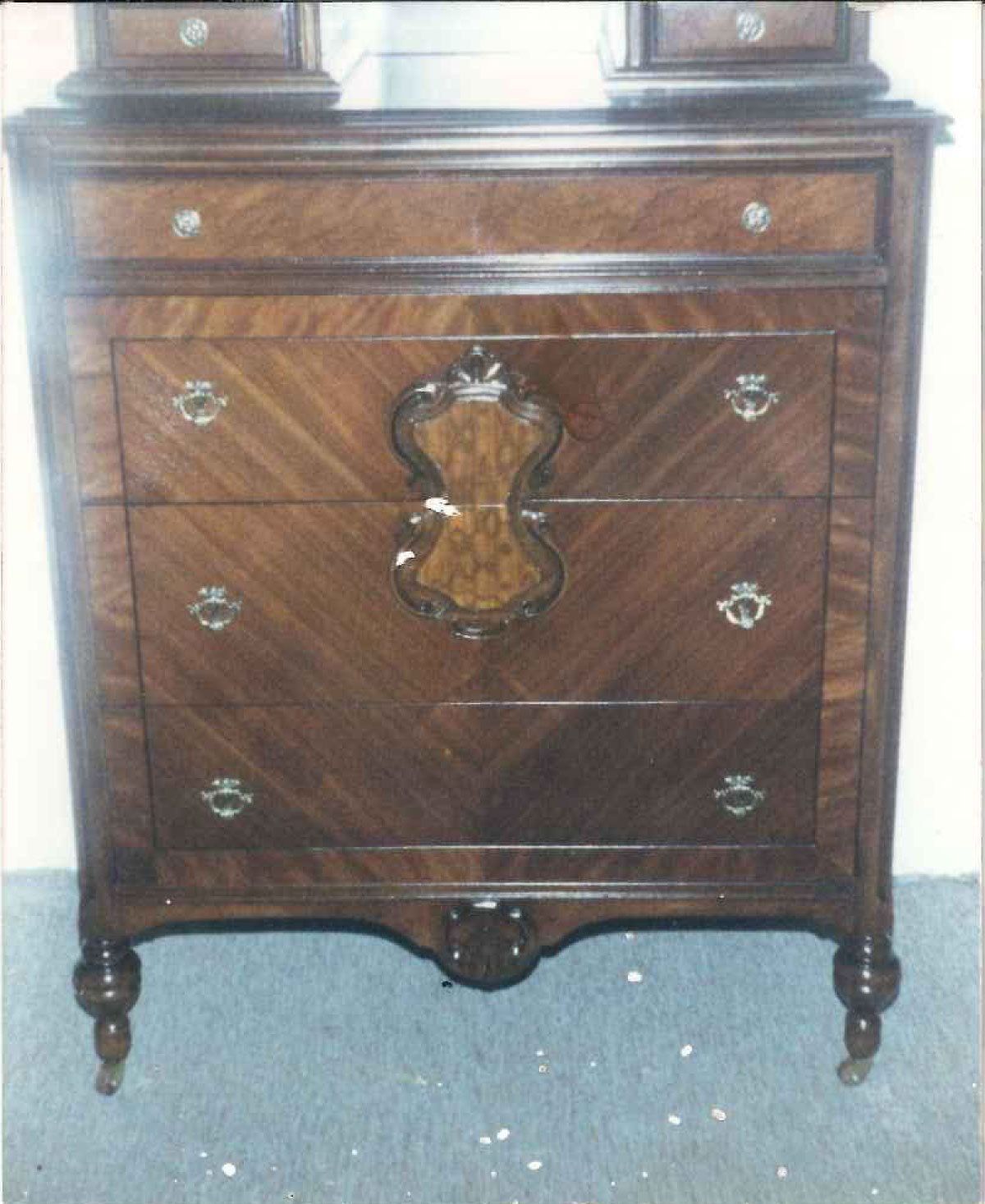 dresser after furniture restoration