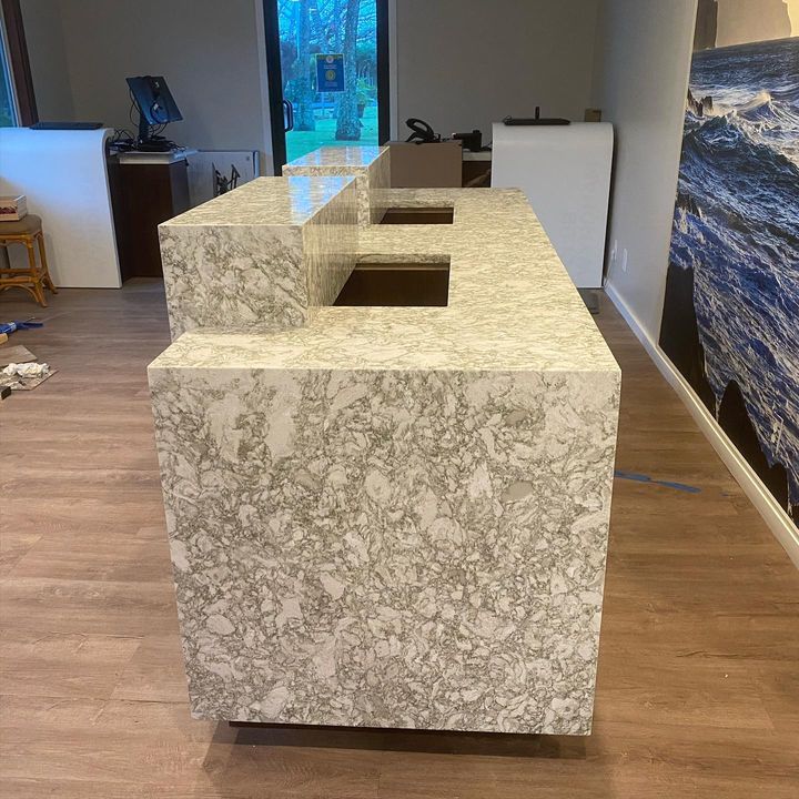 marble kitchen countertop