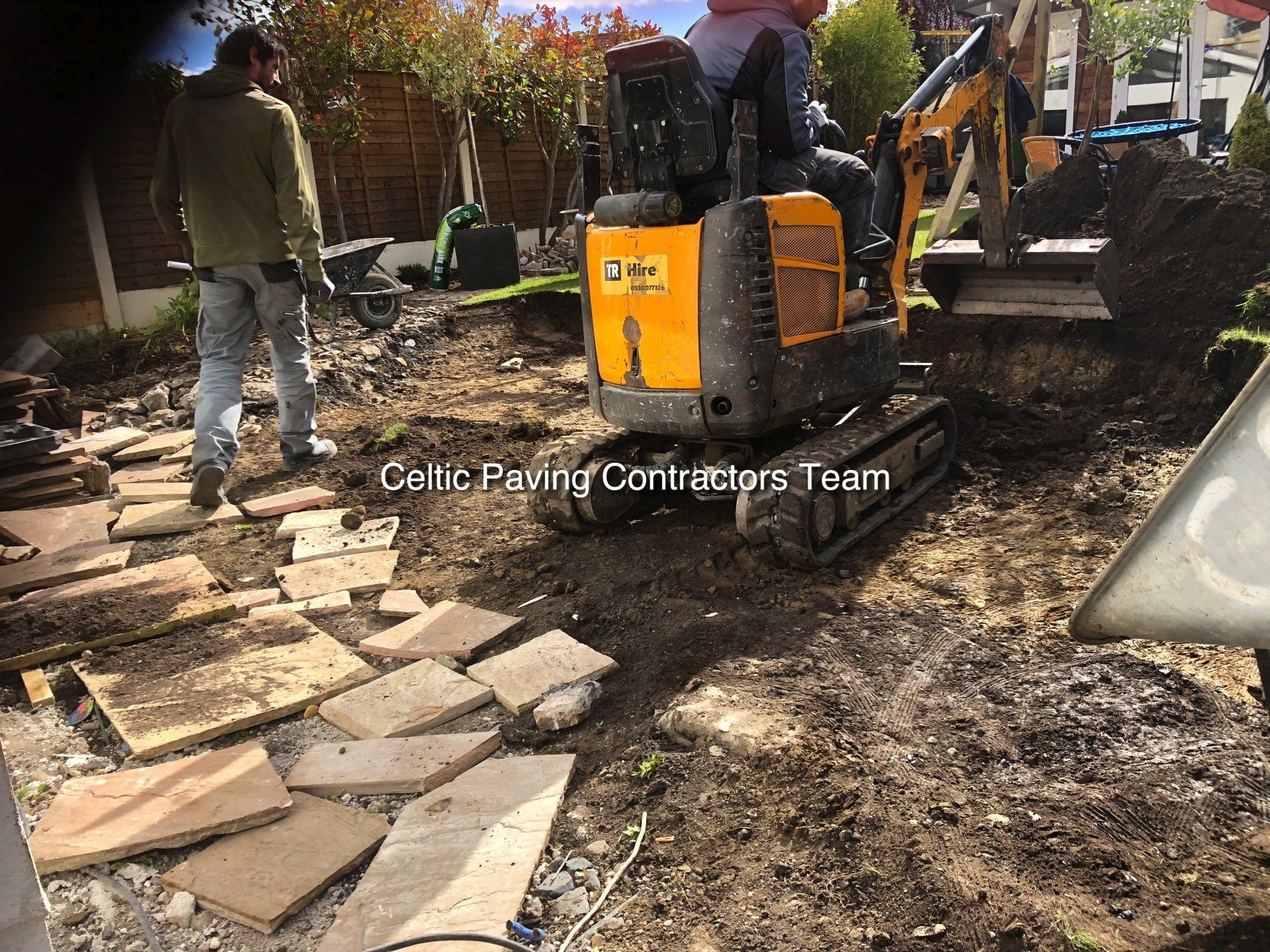 Patio preparation