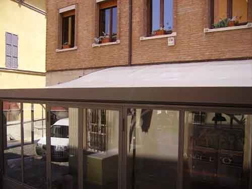 copertura per terrazza di ristorante