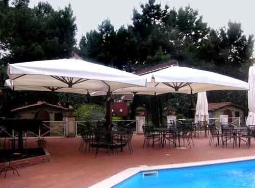 ombrelloni per ristorante