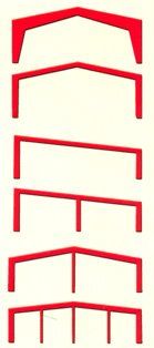 Metal Buildings Outline Graphics