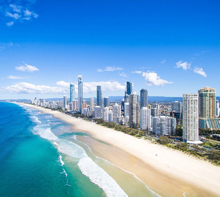 An Aerial View of Surfers Paradise — Safe N Sound Locksmiths in Varsity Lakes, QLD