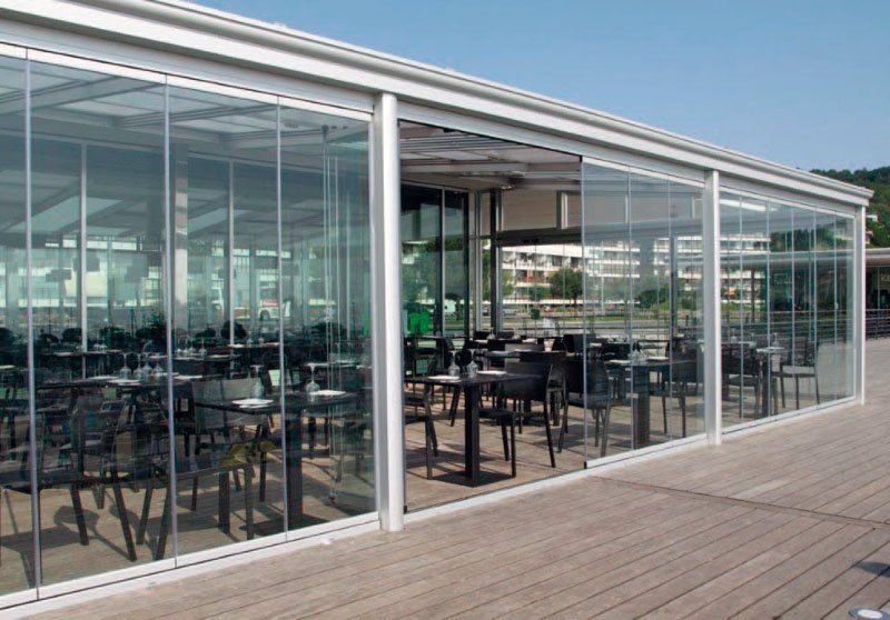 chiusura esterna per veranda
