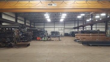Metal Warehouse — Manufacturing equipment In Dubuque, IA Metal Warehouse — Manufacturing equipment In Dubuque, IA