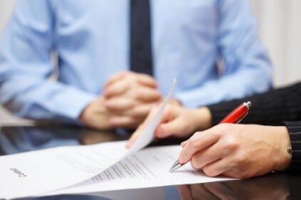 Signing Contract — Insurance Agents in West Caldwell, NJ