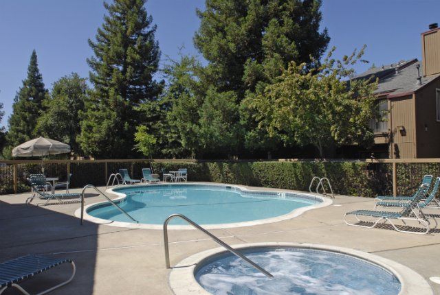 pool and hot tub