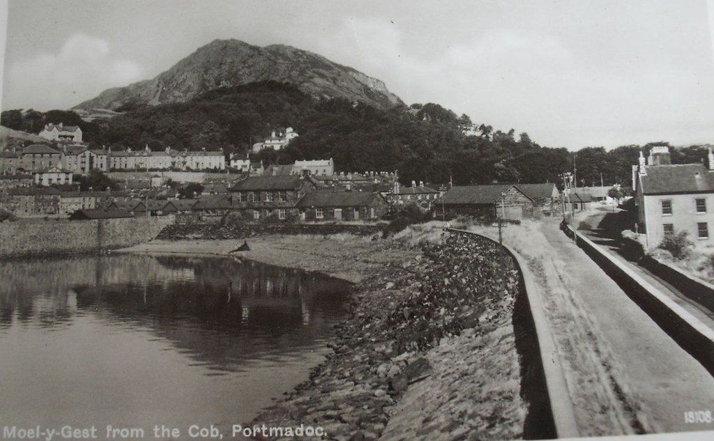 Ffestiniog Railway Harbour Station in the 1950s