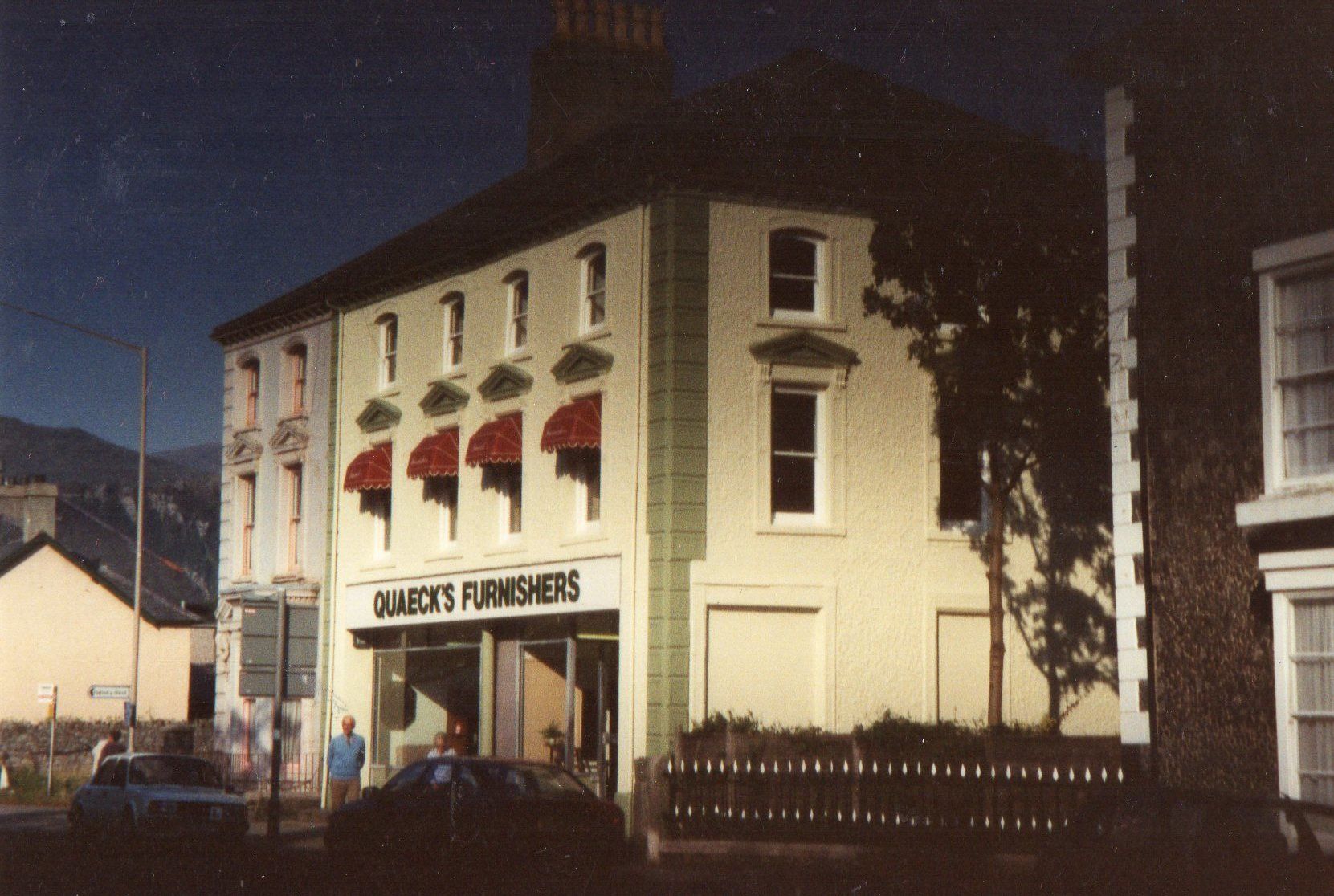An early picture of the furniture shop