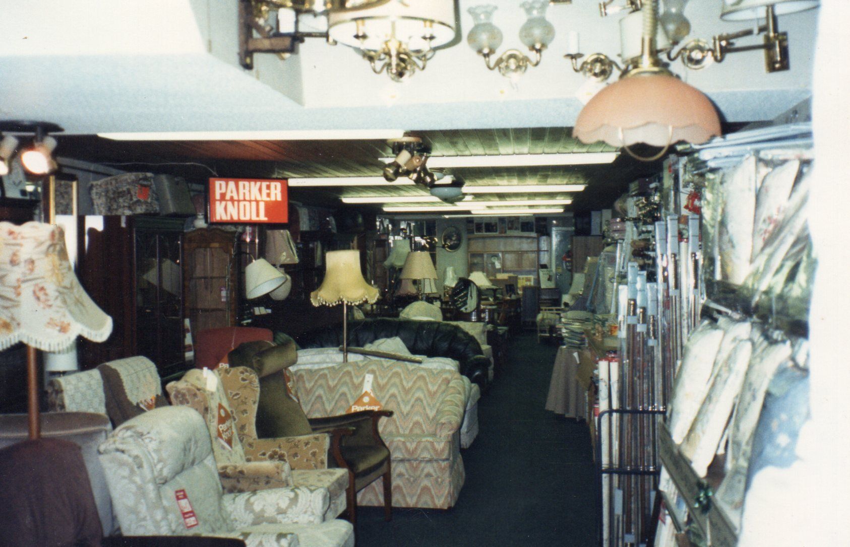 Parker Knoll showcase section