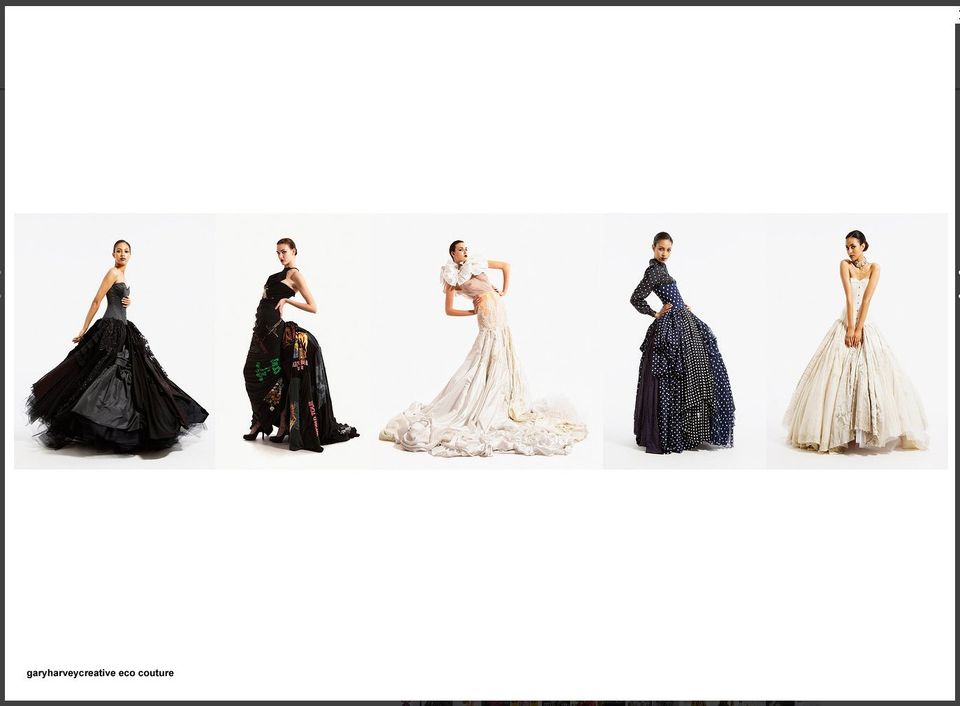 eco couture, gary harvey, robert decelis