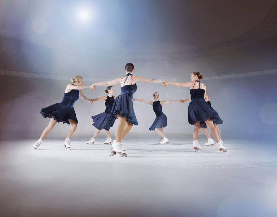 robert decelis photography, synchronized skating