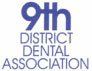 9th District Dental Association logo in blue and gray text with stylized “9th” icon