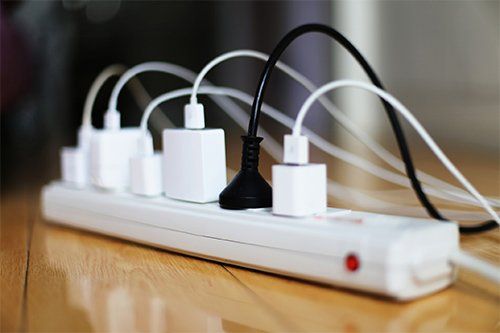 Overloaded Extension Outlet