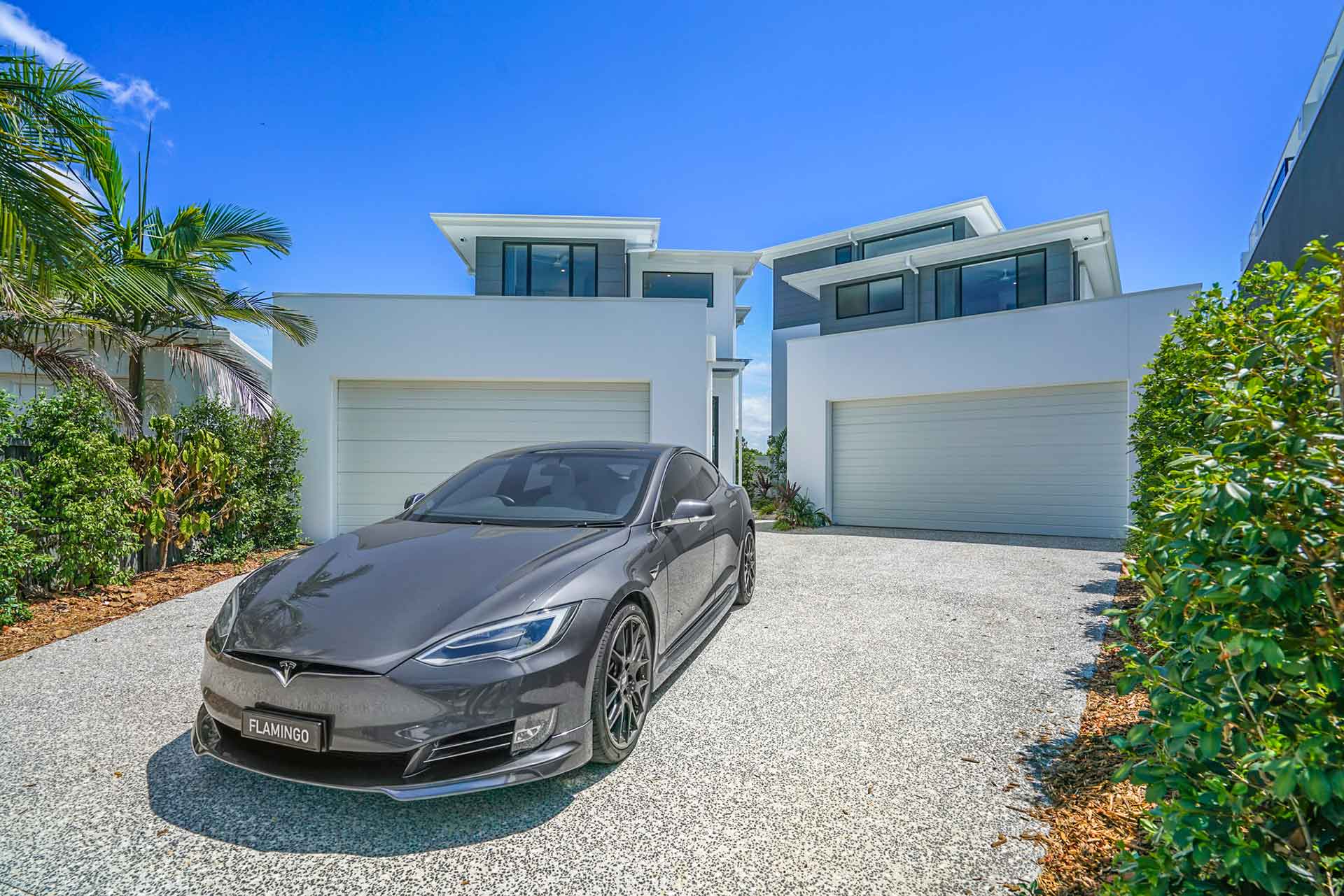 A modern duplex recent completed on the Gold Coast