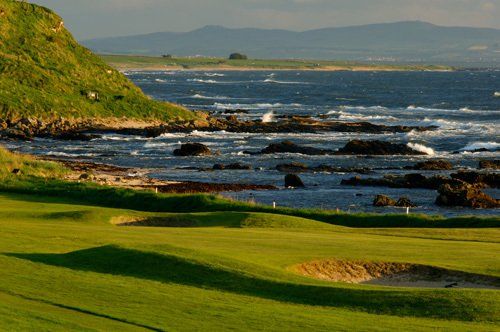 Fifth green at the golf course