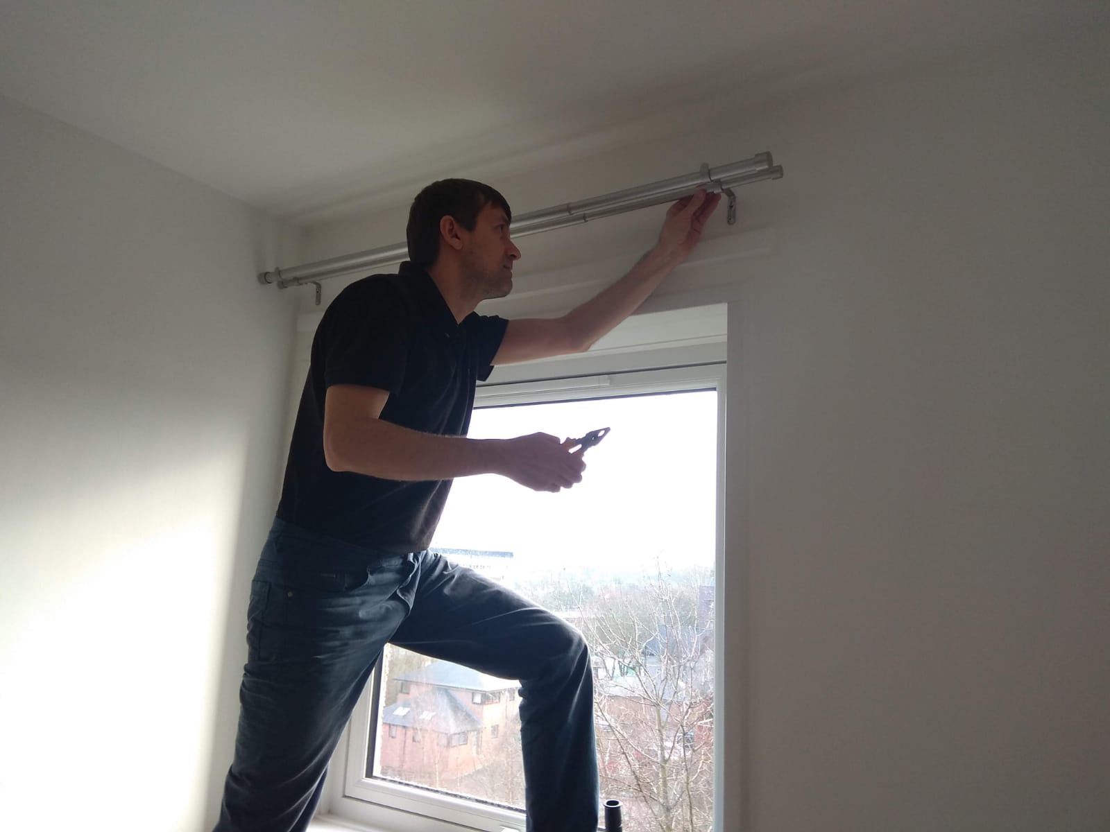 curtain railing