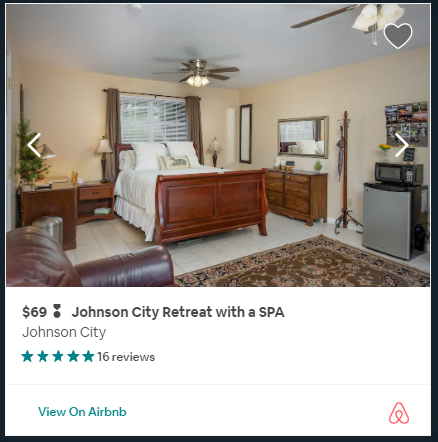 Nathan Mitchell - Johnson City, TN Airbnb Listing - Beautiful Retreat in East Tennessee for rent via Airbnb
