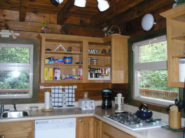 A kitchen with a stove top oven and a dishwasher