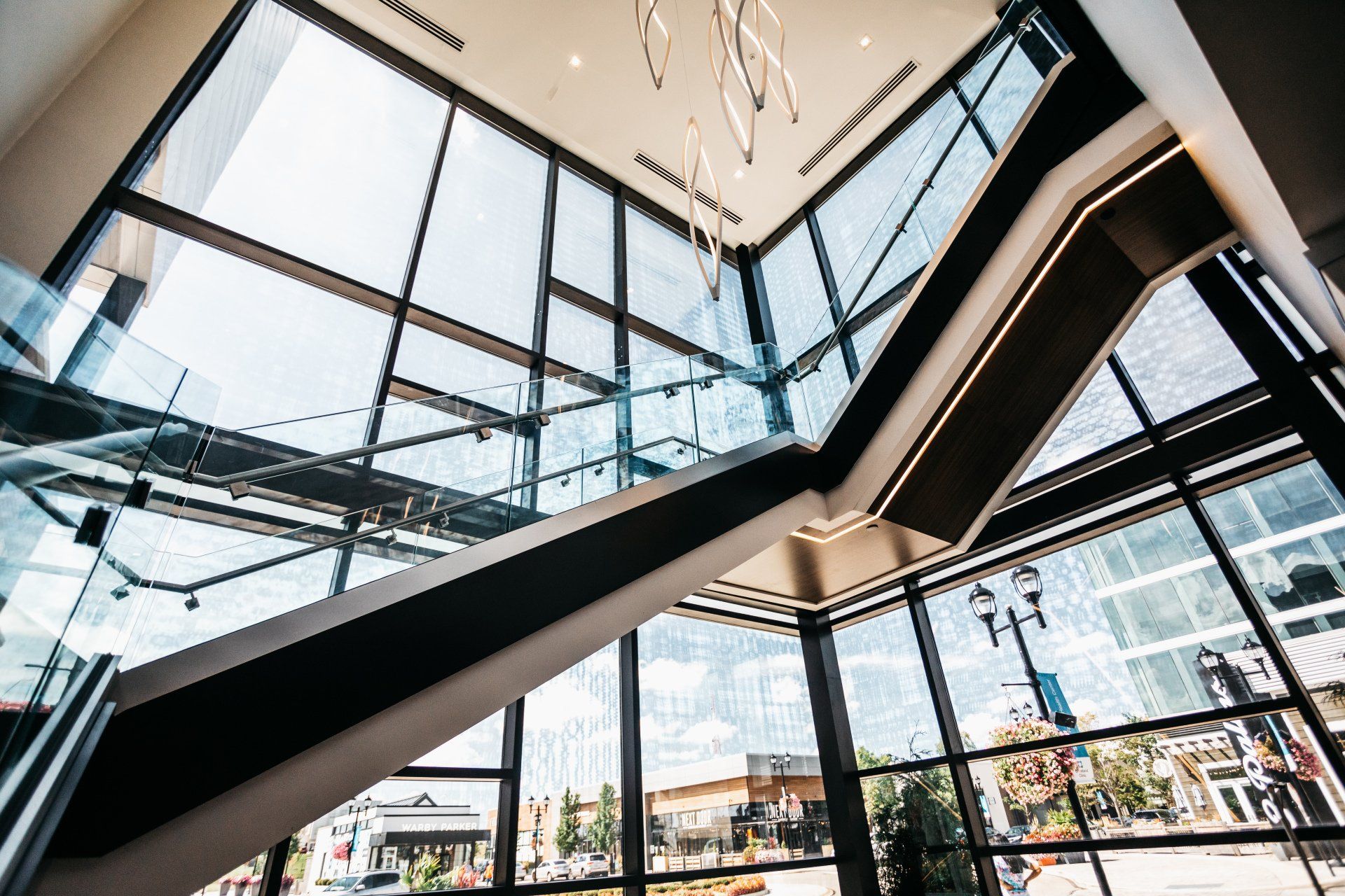 Office Windows and Glass Railing — Willoughby, OH — Euclid Glass & Door Office Windows and Glass Railing — Willoughby, OH — Euclid Glass & Door