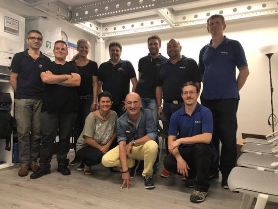 team dei tecnici della Mar