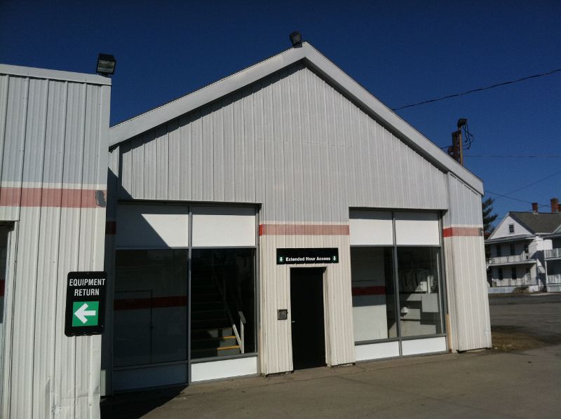 U-Haul Building Before Paint