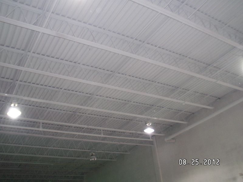 Ceiling with Fresh Coat of White Paint
