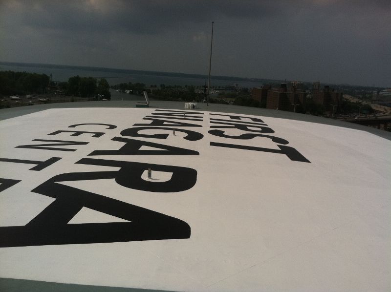 First Niagara Roof with New Logo