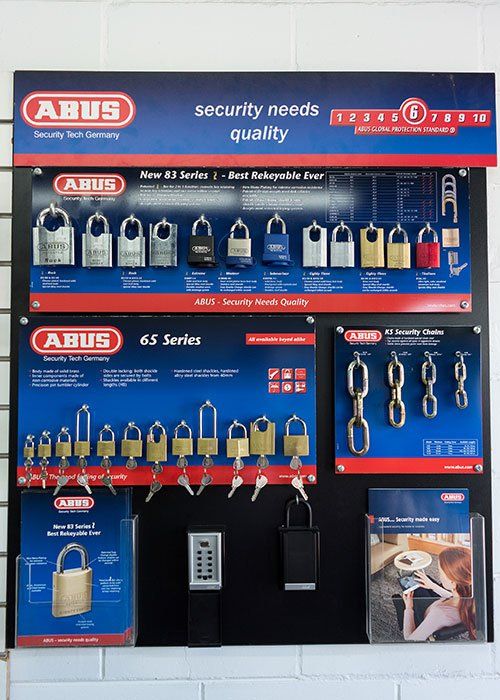 Abus Security Pad Locks and Chains — Darwin Locksmiths & Hardware in Stuart Park NT Abus Security Pad Locks and Chains — Darwin Locksmiths & Hardware in Stuart Park NT