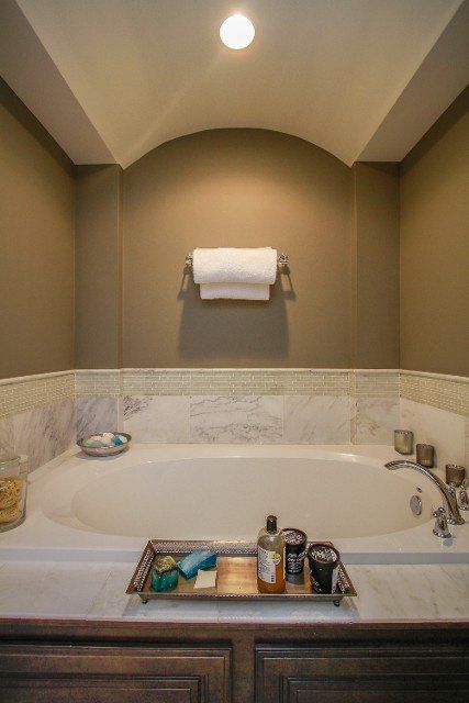 Brown Restroom with Tub - Painting Contractors in Jarrettsville, MD