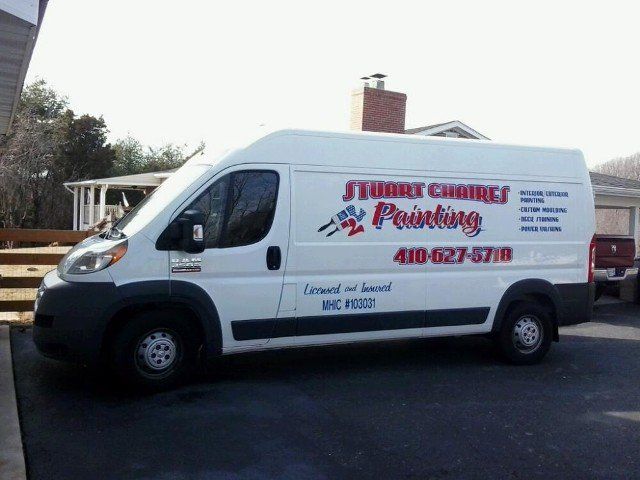 Stuart Chaires Painting Van- Commercial Painting Contractors in Jarrettsville, MD